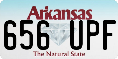 AR license plate 656UPF