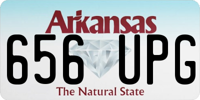AR license plate 656UPG