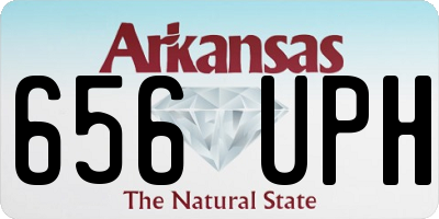 AR license plate 656UPH