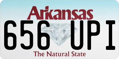 AR license plate 656UPI
