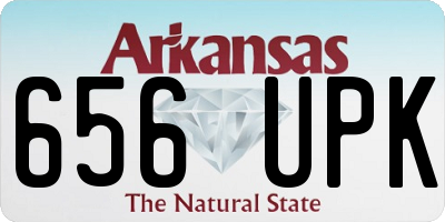 AR license plate 656UPK