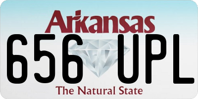 AR license plate 656UPL