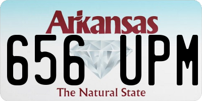 AR license plate 656UPM
