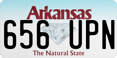 AR license plate 656UPN