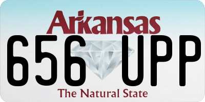 AR license plate 656UPP