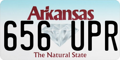 AR license plate 656UPR
