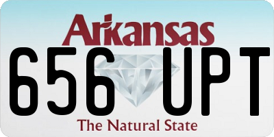 AR license plate 656UPT