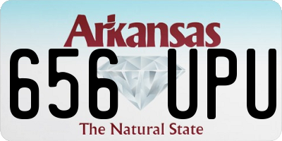 AR license plate 656UPU