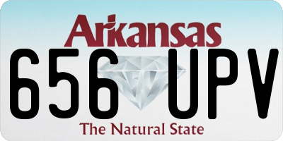 AR license plate 656UPV