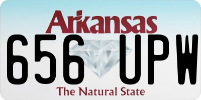 AR license plate 656UPW
