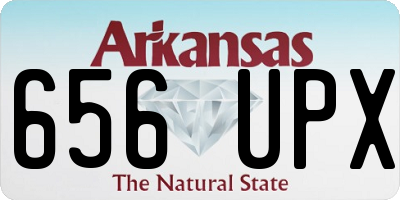 AR license plate 656UPX