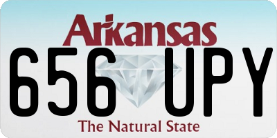AR license plate 656UPY