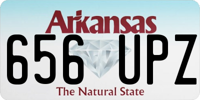 AR license plate 656UPZ