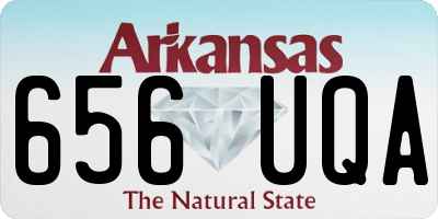 AR license plate 656UQA