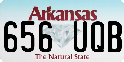 AR license plate 656UQB