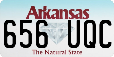 AR license plate 656UQC