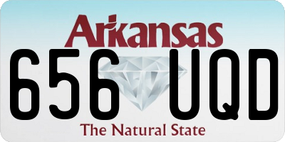 AR license plate 656UQD