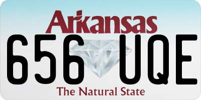 AR license plate 656UQE