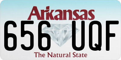 AR license plate 656UQF