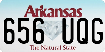AR license plate 656UQG
