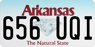 AR license plate 656UQI