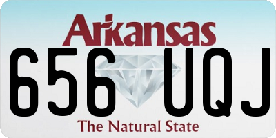 AR license plate 656UQJ