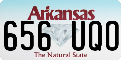 AR license plate 656UQO