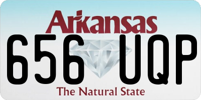 AR license plate 656UQP