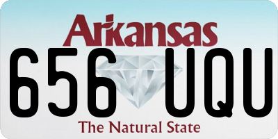 AR license plate 656UQU