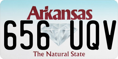 AR license plate 656UQV