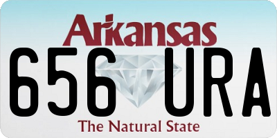AR license plate 656URA