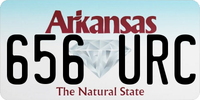 AR license plate 656URC