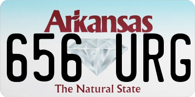 AR license plate 656URG