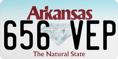 AR license plate 656VEP