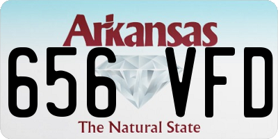 AR license plate 656VFD