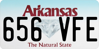 AR license plate 656VFE