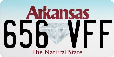 AR license plate 656VFF
