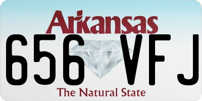 AR license plate 656VFJ