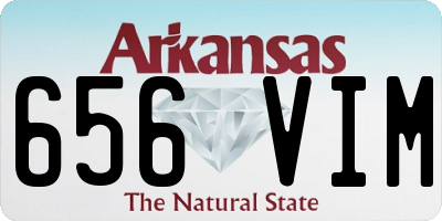 AR license plate 656VIM