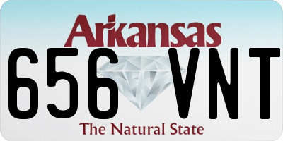 AR license plate 656VNT