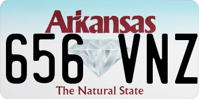 AR license plate 656VNZ