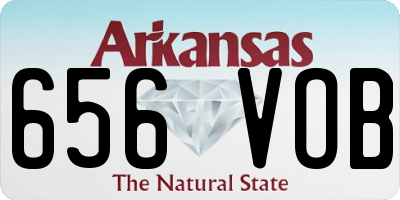 AR license plate 656VOB