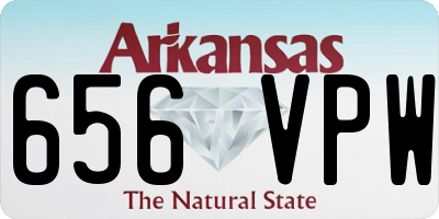 AR license plate 656VPW