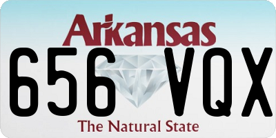 AR license plate 656VQX