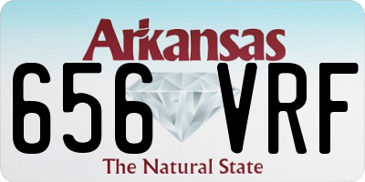 AR license plate 656VRF