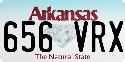 AR license plate 656VRX