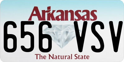 AR license plate 656VSV