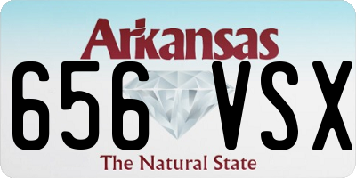 AR license plate 656VSX