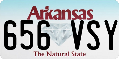 AR license plate 656VSY