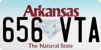 AR license plate 656VTA